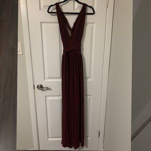 H&M Pleated Maxi Dress